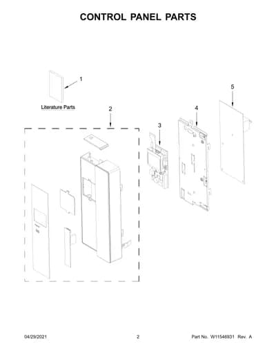 CONTROL PANEL PARTS