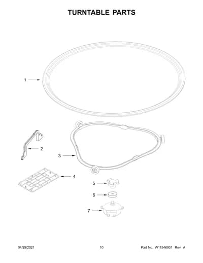 TURNTABLE PARTS