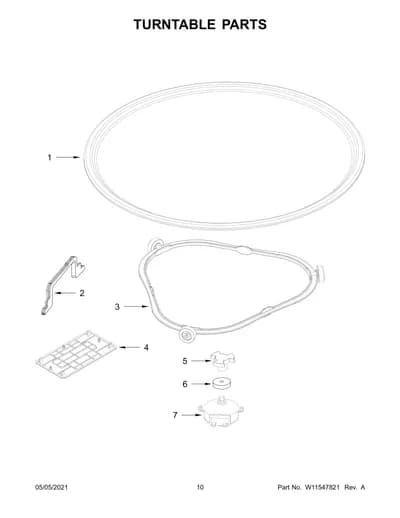 TURNTABLE PARTS