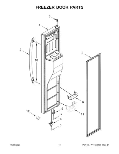 FREEZER DOOR PARTS