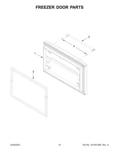 FREEZER DOOR PARTS