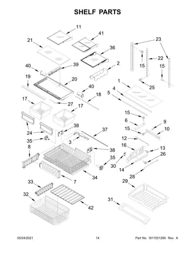 SHELF PARTS