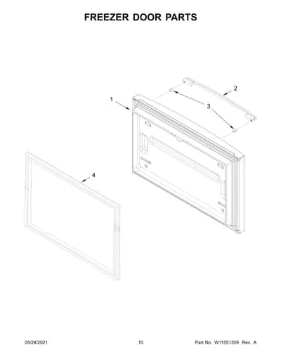 FREEZER DOOR PARTS