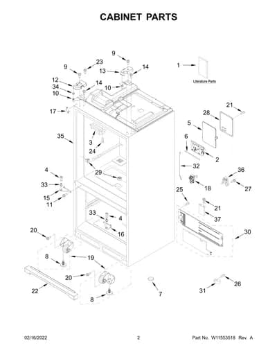 CABINET PARTS