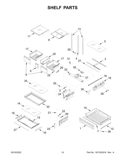 SHELF PARTS