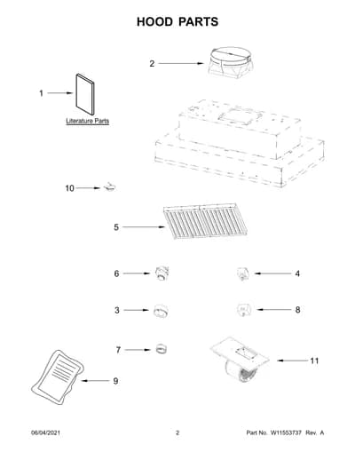 HOOD PARTS