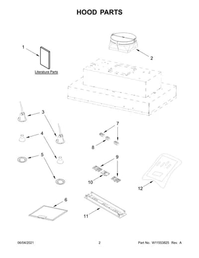 HOOD PARTS