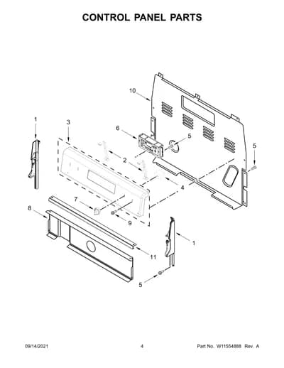 CONTROL PANEL PARTS