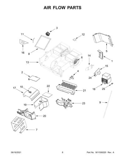 AIR FLOW PARTS
