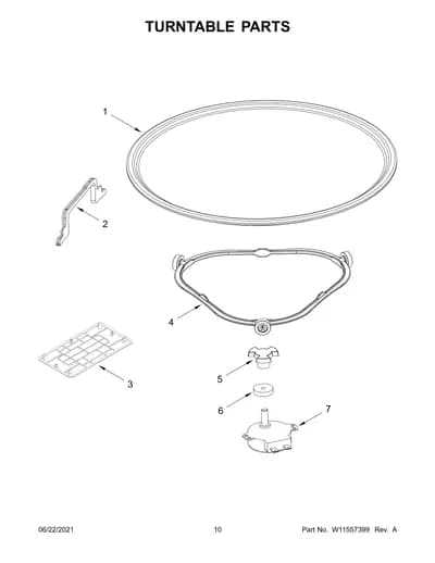 TURNTABLE PARTS