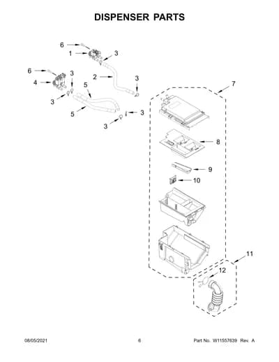 DISPENSER PARTS
