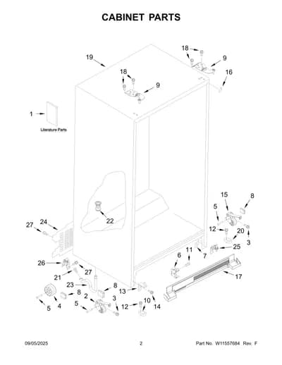 CABINET PARTS