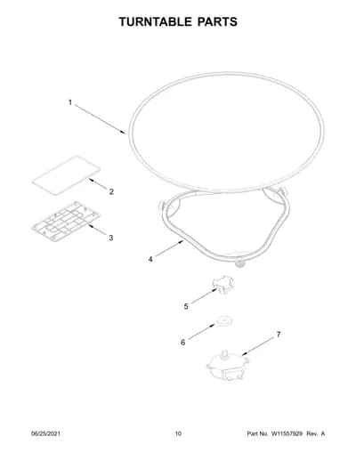 TURNTABLE PARTS