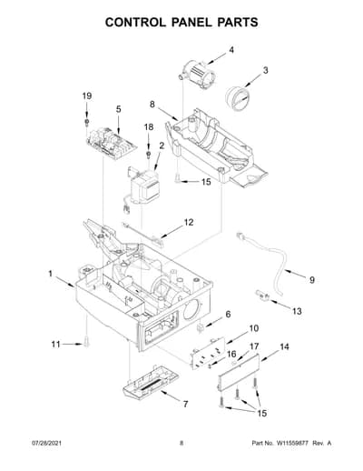 CONTROL PANEL PARTS