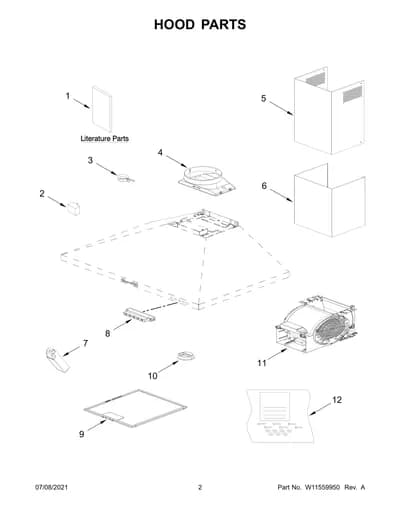 HOOD PARTS
