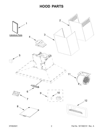 HOOD PARTS