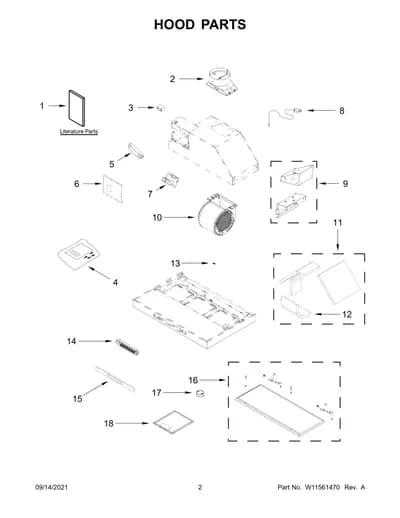 HOOD PARTS