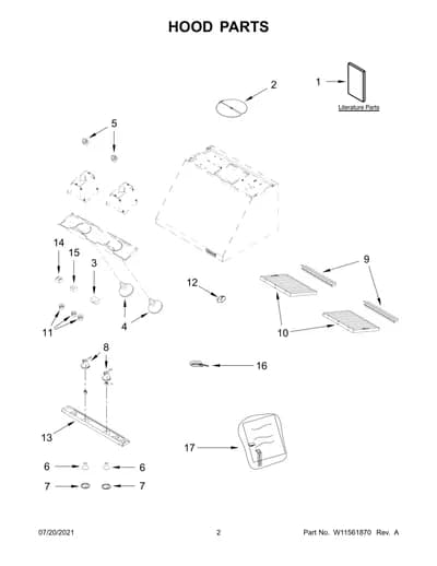 HOOD PARTS