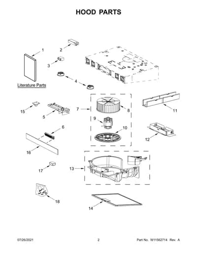 HOOD PARTS