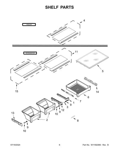 SHELF PARTS