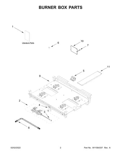 BURNER BOX PARTS