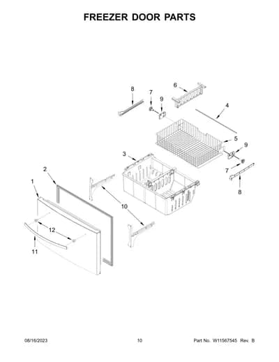 FREEZER DOOR PARTS