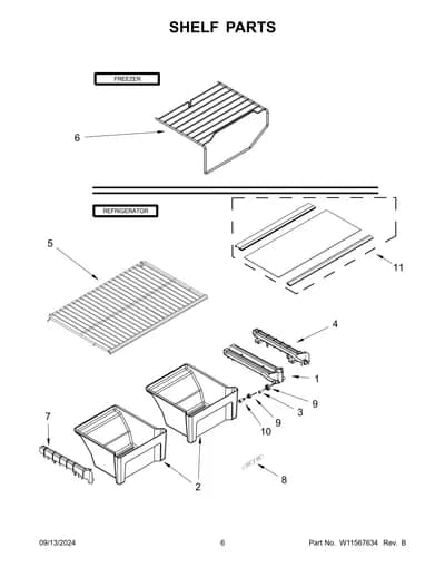 SHELF PARTS