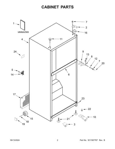 CABINET PARTS