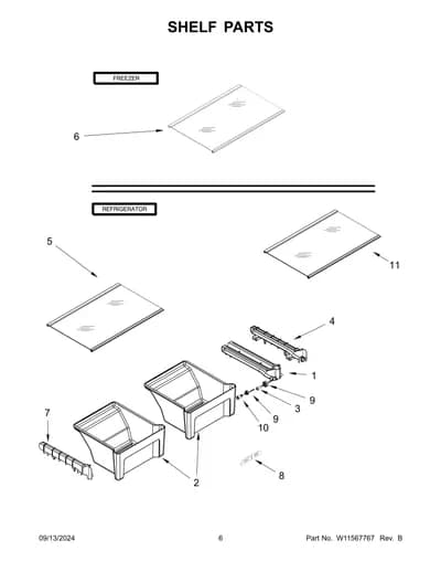 SHELF PARTS