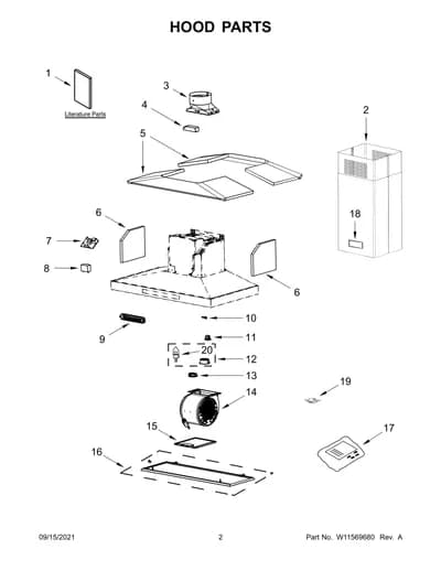 HOOD PARTS