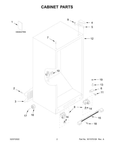 CABINET PARTS