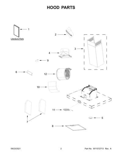 HOOD PARTS