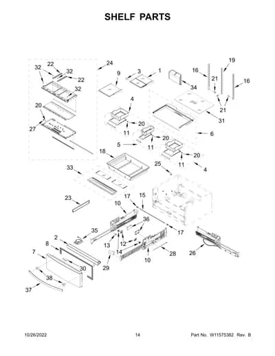 SHELF PARTS