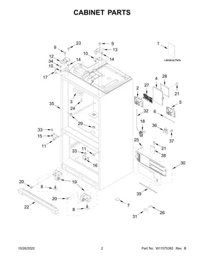 CABINET PARTS