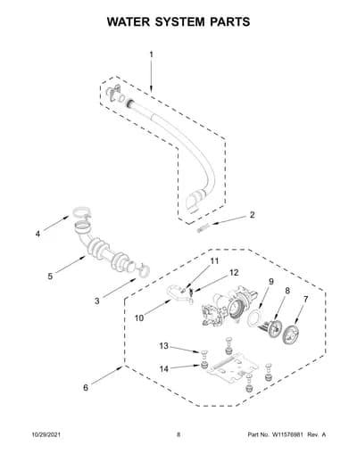 WATER SYSTEM PARTS