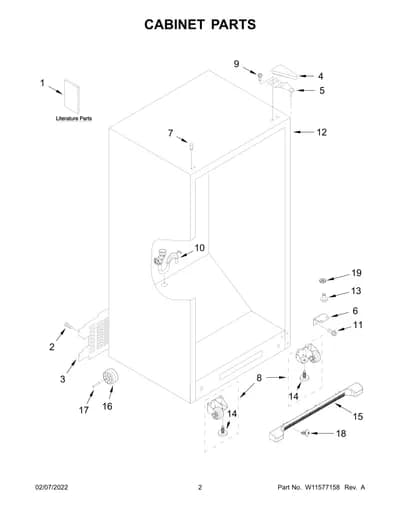 CABINET PARTS