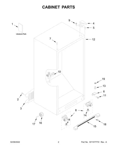 CABINET PARTS