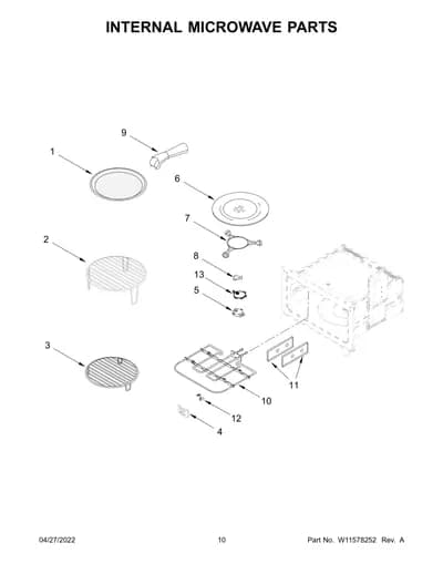 INTERNAL MICROWAVE PARTS