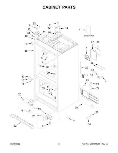 CABINET PARTS