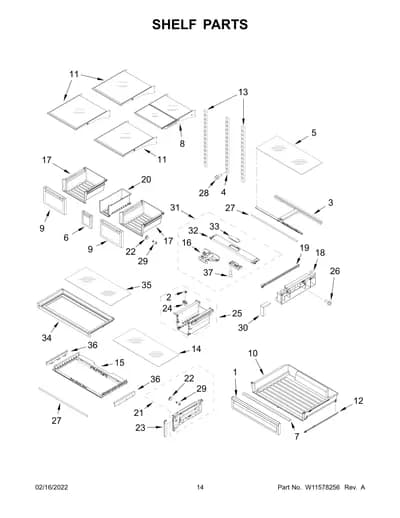 SHELF PARTS