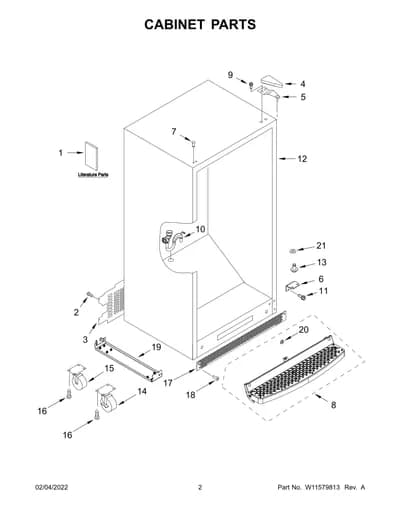 CABINET PARTS