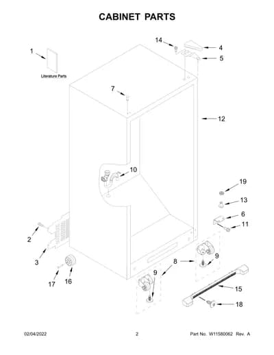 CABINET PARTS