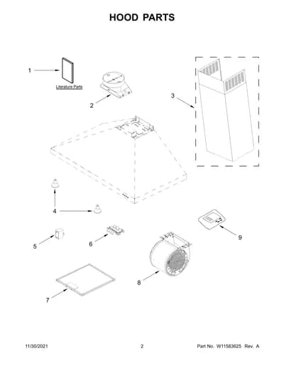 HOOD PARTS
