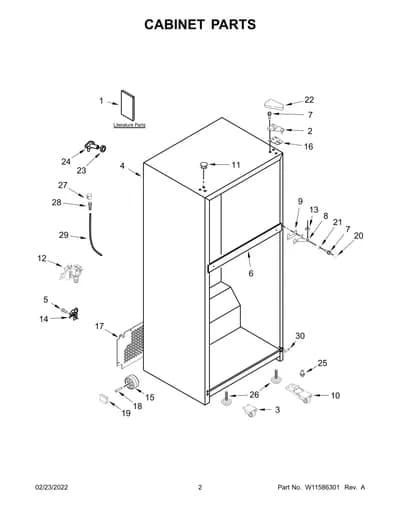 CABINET PARTS