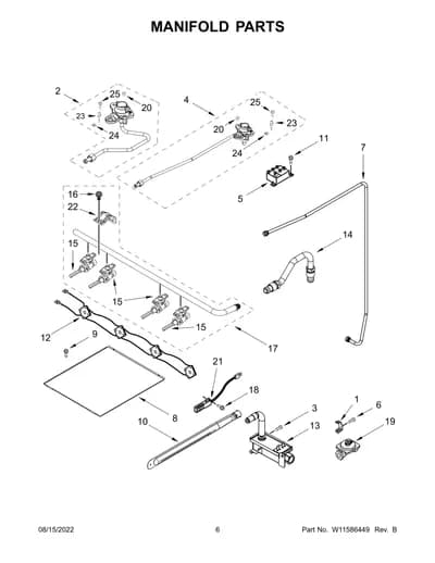 MANIFOLD PARTS