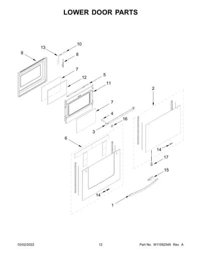 LOWER DOOR PARTS