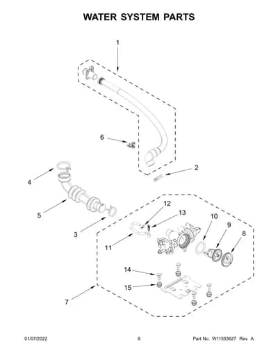 WATER SYSTEM PARTS