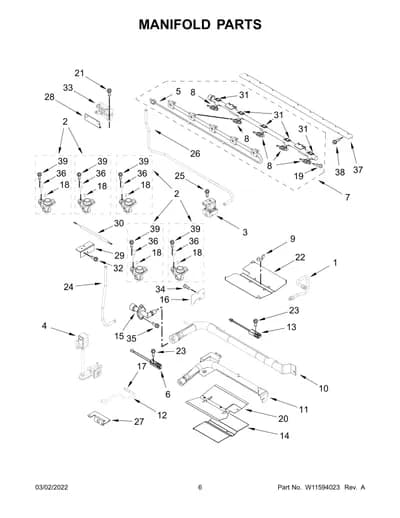 MANIFOLD PARTS