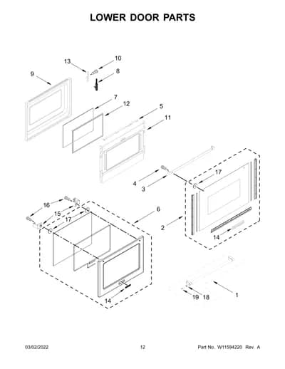LOWER DOOR PARTS