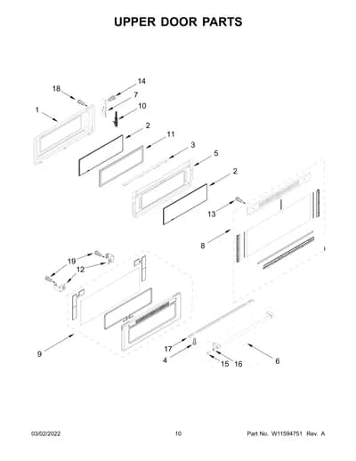 UPPER DOOR PARTS